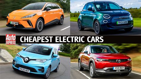 Cheapest electric car 2023 - Price: $40,980EPA-rated range: 216 miles. Nissan cut the Ariya's base price by $3600 for 2024. While the front-wheel drive Engage trim won't thrill anyone, it's easily the roomiest SUV here. The ...